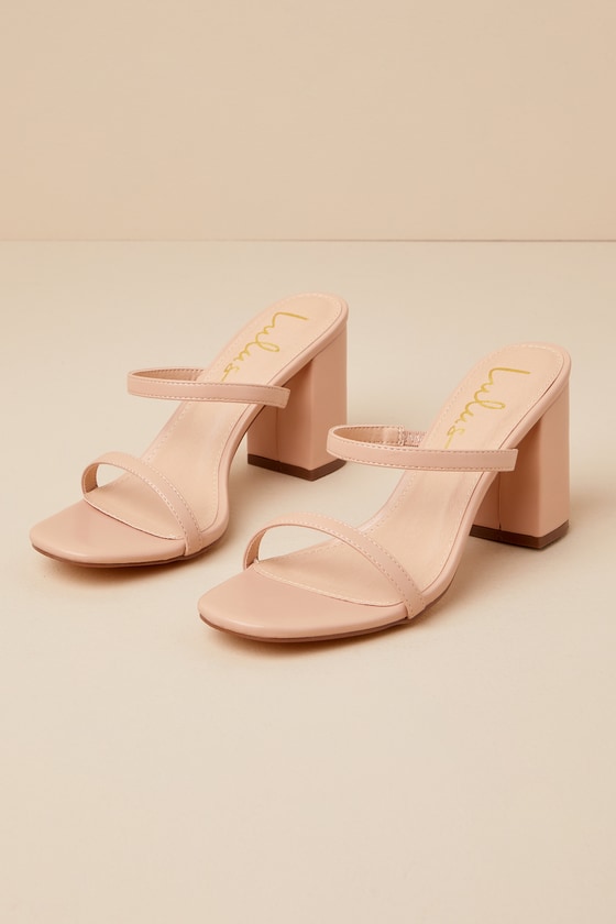 Ariellie Light Nude High Heel Sandals