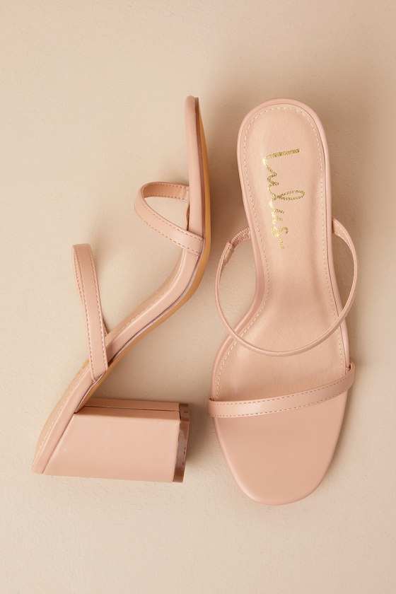 Ariellie Light Nude High Heel Sandals