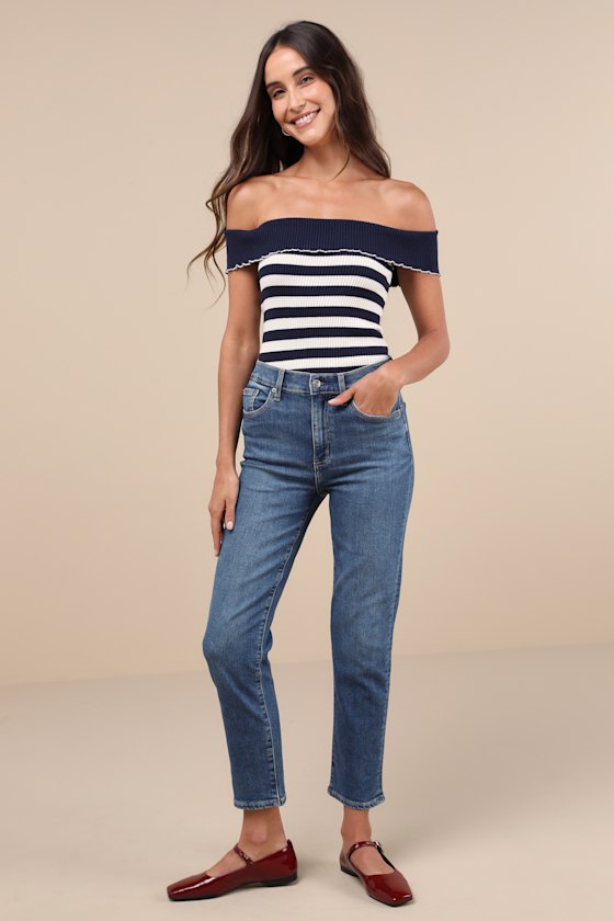 Daily Driver Dark Wash High-Rise Skinny Jeans