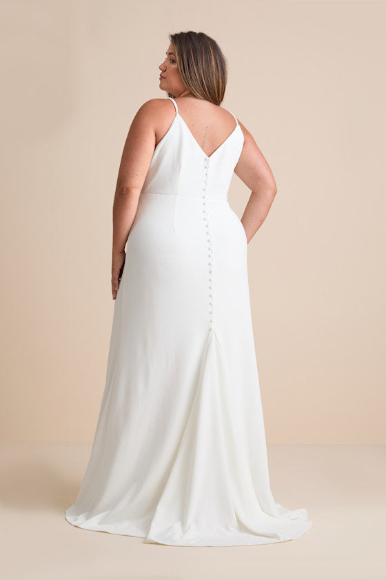 Feeling of Forever White Sleeveless Mermaid Maxi Dress